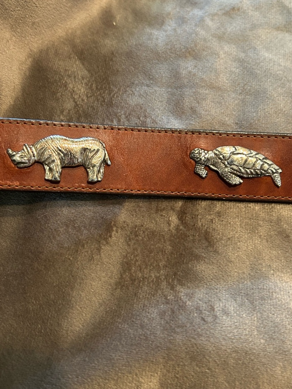 Vintage Honest By Brighton Animal Belt - Picture 4 of 13